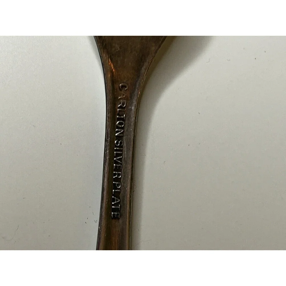 Vintage Carlton Silver Plate Cheese Knife Unpolished